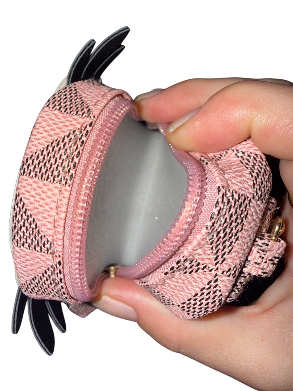 Cute Owl Coin Purse Keychain | Mini Wallet Pouch | Bag Charm - Picture 4 of 5